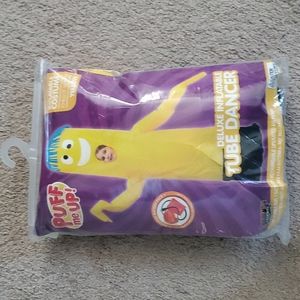 Yellow - Inflatable tube man costume Child 7-10